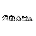 برچسب بدنه خودرو طرح Family کد 001
