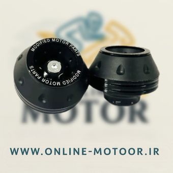 پروتکشن چرخ جلو موتور سیکلت مدل W-42-BLK بسته 2 عددی (رنگ مشکی)