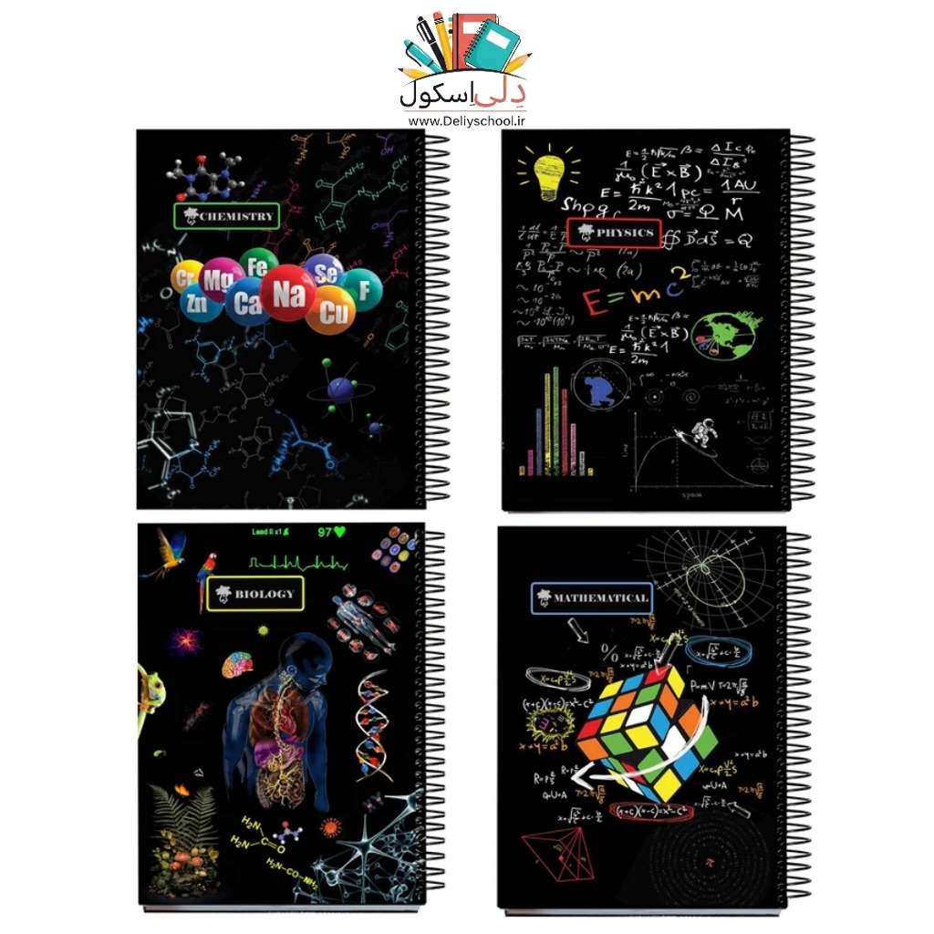 دفتر مشق 100 برگ تیما مدل کالج 2025