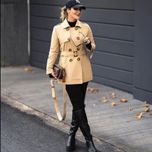 ترنچ کت دو حالته