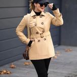 ترنچ کت دو حالته