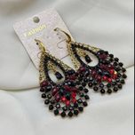 گوشواره طرح جواهر نگینی
