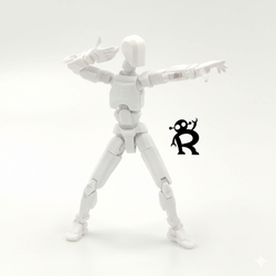 دامی13 سفید اکشن فیگور دامی DUMMY13