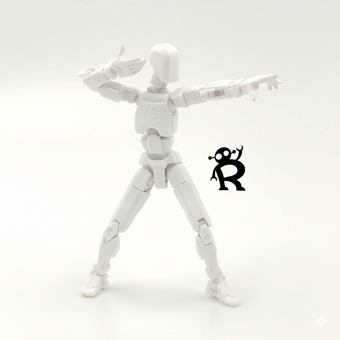 دامی13 سفید اکشن فیگور دامی DUMMY13