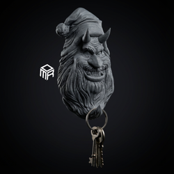 جاکلیدی بابانوئل آویز کلید دیواری