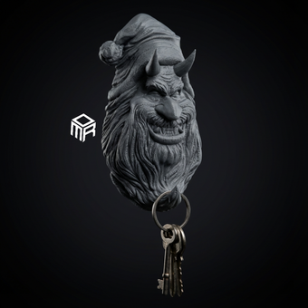 جاکلیدی بابانوئل آویز کلید دیواری