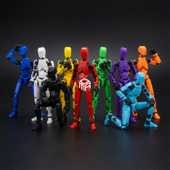 دامی13 اسکلت مشکی dummy13 اکشن فیگور متحرک دامی