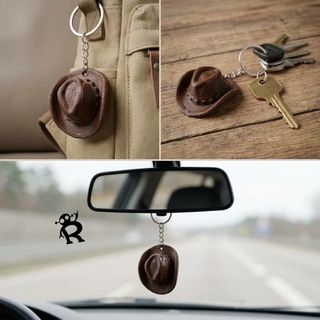 جاکلیدی و آویز کیف کلاه گاوچران کابوی