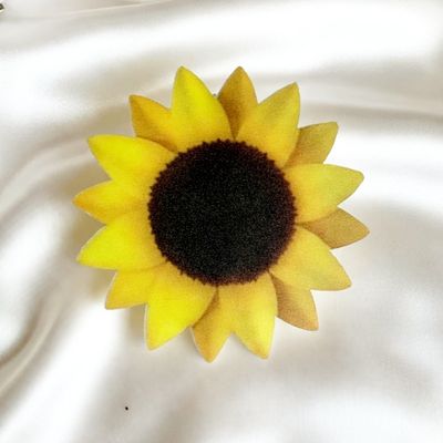 گیره مو ایموجی انبری گل آفتابگردان