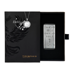 شمش نقره 250 گرمی ضد جعل توکنیکو