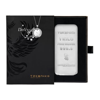 شمش نقره 1 کیلویی ( 1000 گرمی ) ضد جعل توکنیکو