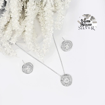 نیم ست نقره زنانه دلی سیلور مدل آناهیتا A10