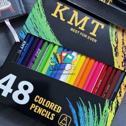 مداد رنگی 48 رنگ کی ام تی KMT مدل TRIPLUS ARTIST