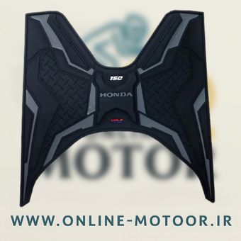 کف پایی موتورسیکلت مدل CT_5 مناسب برای کلیک 150 (رنگ خاکستری)