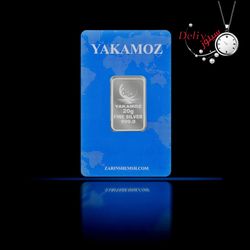 شمش نقره 20 گرمی یاکاموز