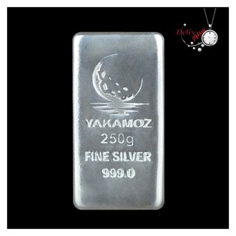 شمش نقره 250 گرمی یاکاموز