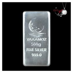 شمش نقره 500 گرمی یاکاموز