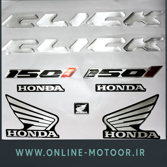 برچسب بدنه موتورسیکلت مدل h1 مناسب برای هوندا کلیک مجموعه 9 عددی