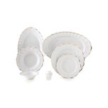 سرویس غذا خوری 103 پارچه چینی زرین سری نئو کلاسیک مدل نارسیس درجه یک