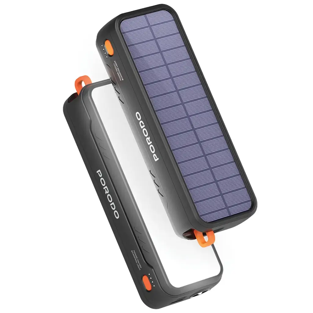 پاوربانک خورشیدی 20,000 پرودو (Porodo Solar Power Bank)