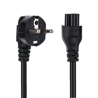 کابل برق سه پین منبع تغذیه لپ تاپ طول 1.5 متر