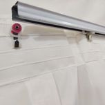 پرده تیکو دکو مدل پلیسه حریر کلاسیک سایز 250x280 سانتی متر