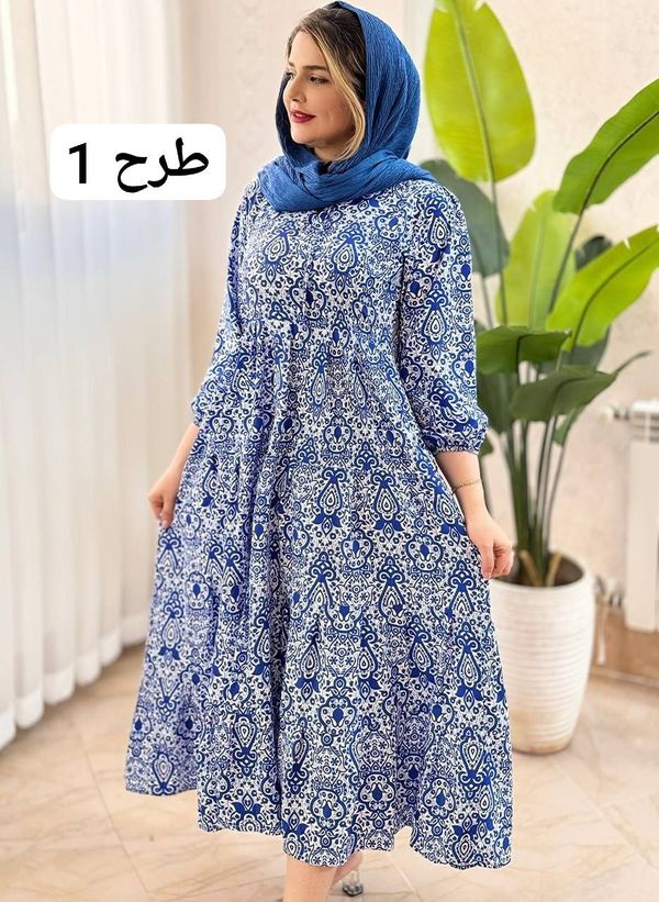 پیراهن فلور آذین کد 1501