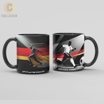 ماگ طرح تیم آلمان (Germany 🇩🇪) کد 01– (معمولی ، مشکی ، حرارتی)