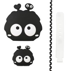 محافظ کابل مدل Silicon به همراه محافظ شارژ دیواری مجموعه 4 عددی