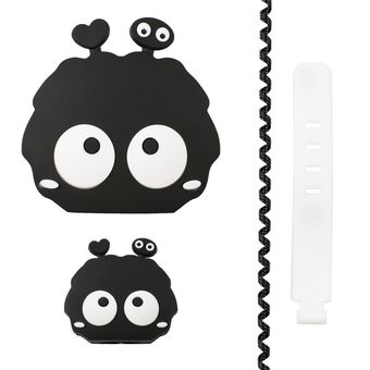 محافظ کابل مدل Silicon به همراه محافظ شارژ دیواری مجموعه 4 عددی