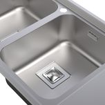 سینک ظرفشویی آلتون مدل ST1162 L روکار