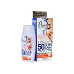 کرم ضدآفتاب بی‌رنگ پیکسل SPF50 مدل Sensitive، مناسب پوست‌های خشک و حساس، حجم 50 میلی‌لیتر