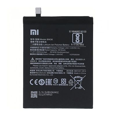 باتری موبایل شیائومی  6X/MI A2 موبایل مدل BN36