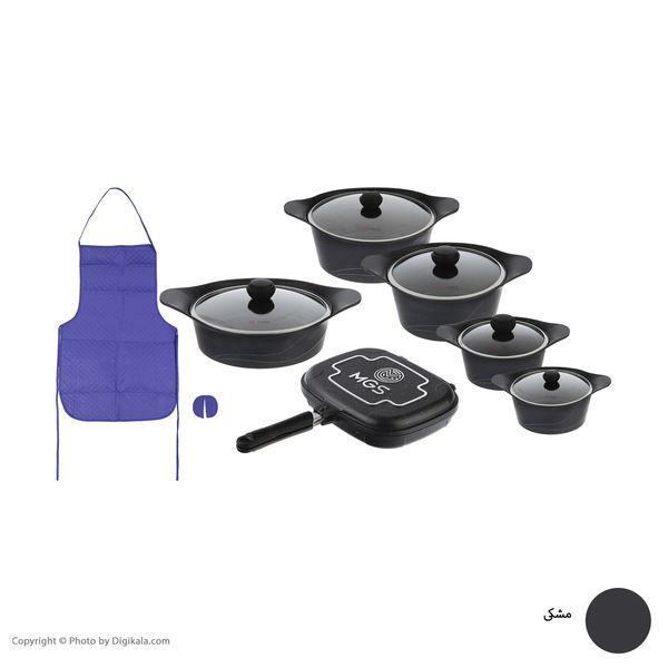 سرویس پخت و پز 15 پارچه ام جی اس مدل KC1511