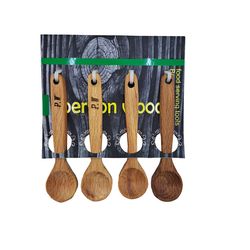 قاشق آشپزی پرشین ود طرح گرد بسته 4 عددی