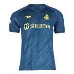 تی شرت  آستین کوتاه ورزشی مردانه مدل النصر عربستان پلیری کد Away 2023