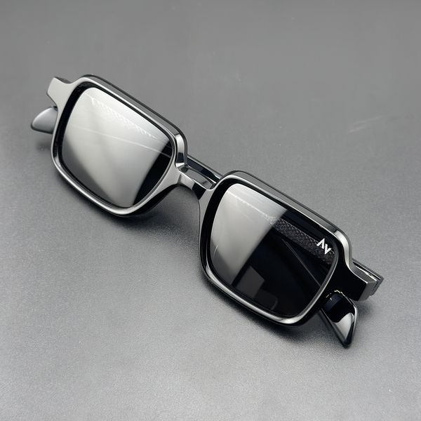 عینک آفتابی مستطیلی آلبرت وگ مدل S32130C1 Acetate Avantgarde Visionary