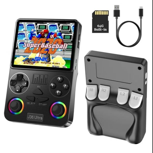 کنسول بازی دستی مدل J36 Ultra با صفحه‌نمایش 3.5 اینچ IPS