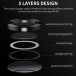 محافظ لنز دوربین فلزی مدل LENS FILM مناسب برای گوشی موبایل سامسونگ Galaxy A35
