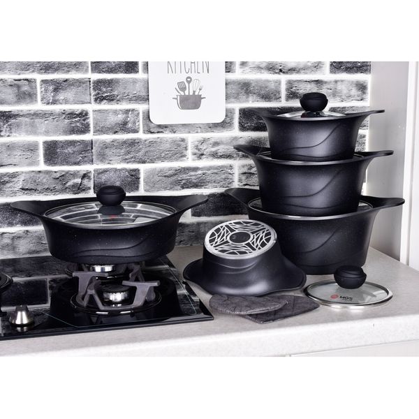  سرویس پخت و پز 12 پارچه ام جی اس مدل KC 1216 