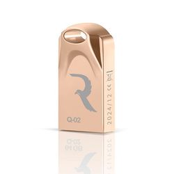 فلش مموری ریوکس Q-02 USB 3 ظرفیت 64 گیگابایت + 30 فیلم و سریال ایرانی و خارجی رایگان + یک عدد OTG هدیه