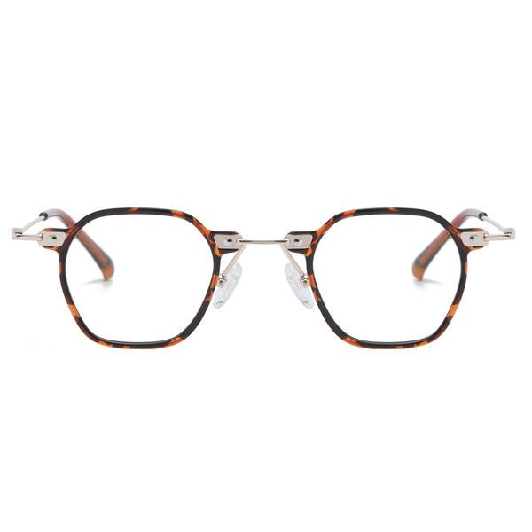 فریم عینک طبی چند ضلعی مدل TJ858C41P81 مناسب برای صورت گرد و بیضی