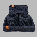 سبد قلاب بافی تریکو کد 05 مجموعه 4 عددی