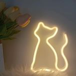 تابلو نئون طرح گربه 