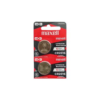 باتری سکه ای مکسل مدل CR2016 کد 2016 بسته دو عددی