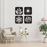 دیوارکوب مدل چهار فصل بسته 4 عددی