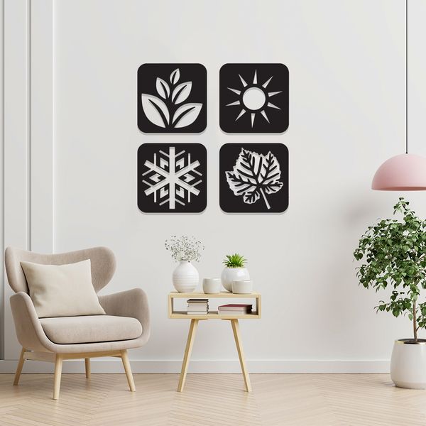 دیوارکوب مدل چهار فصل بسته 4 عددی