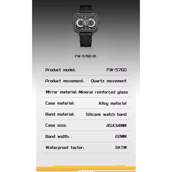 ساعت مچی عقربه ای مارک فِیروِل مدل FW-5760-R1
