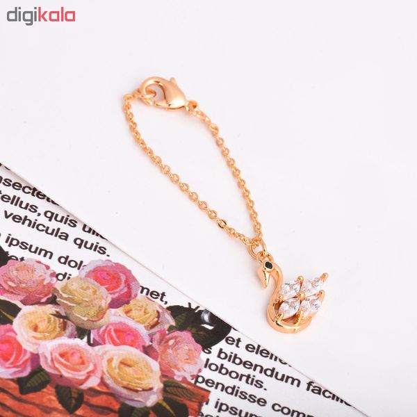 آویز ساعت طرح قو کد AS1020