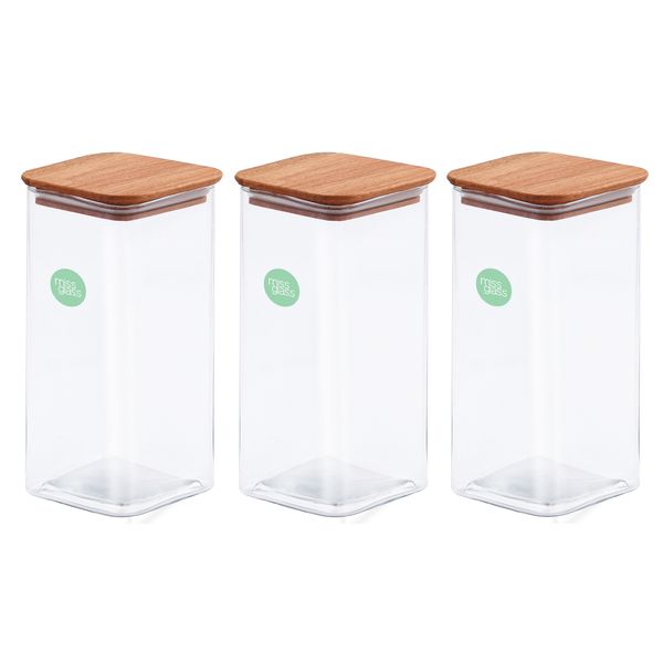 بانکه میس گلس مدل هرا چهارگوش بسته سه عددی